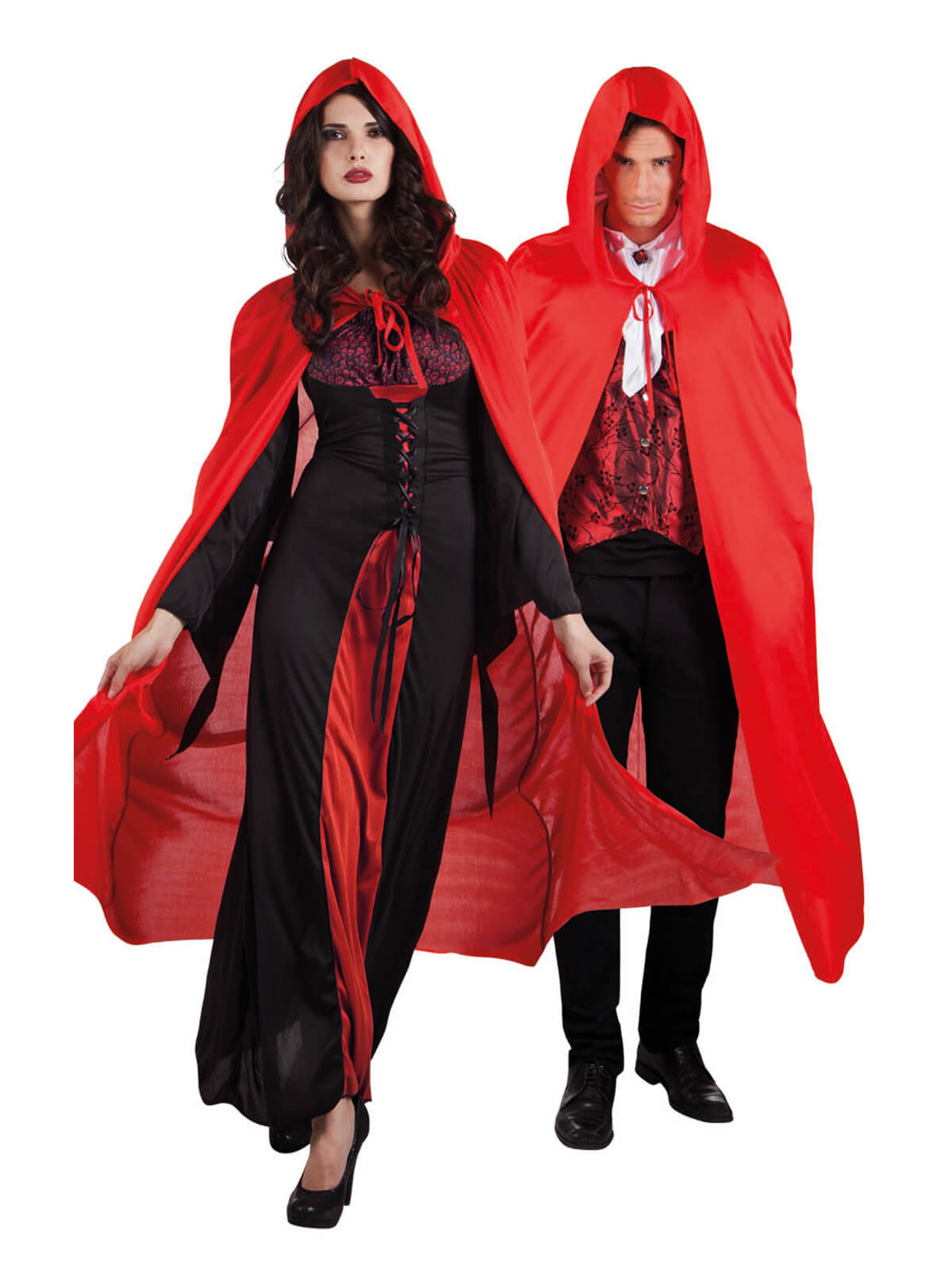 Red Hooded Cape (180cm)