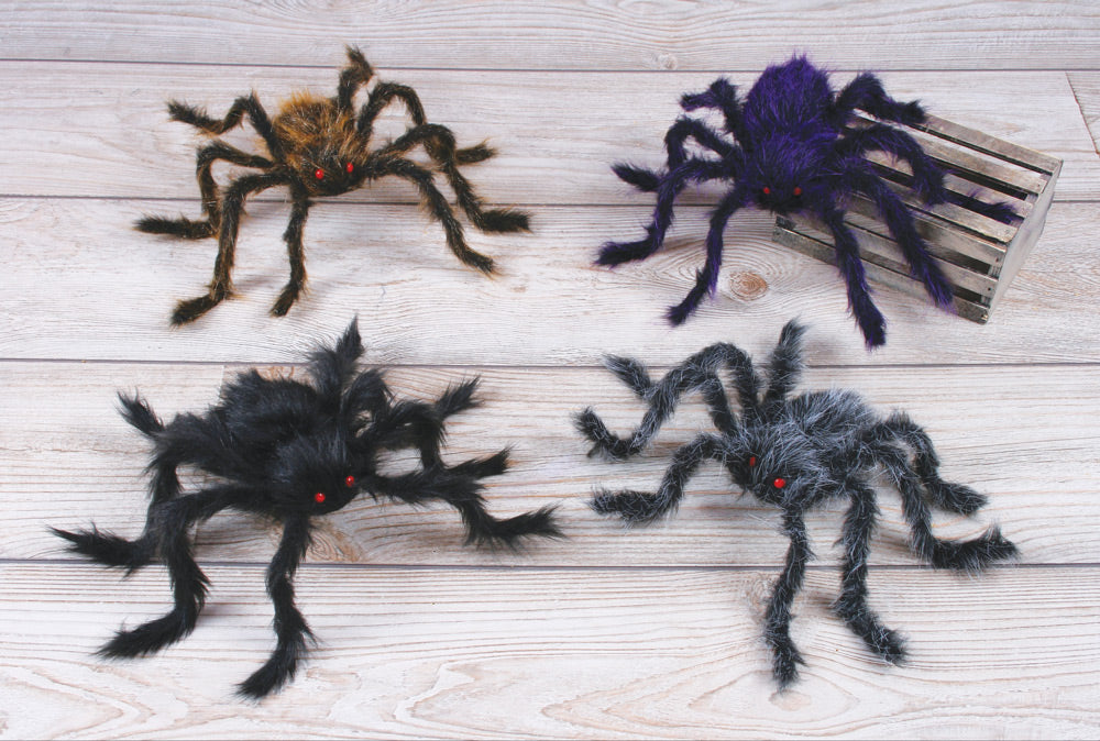 76cm Hairy Poseable Spider