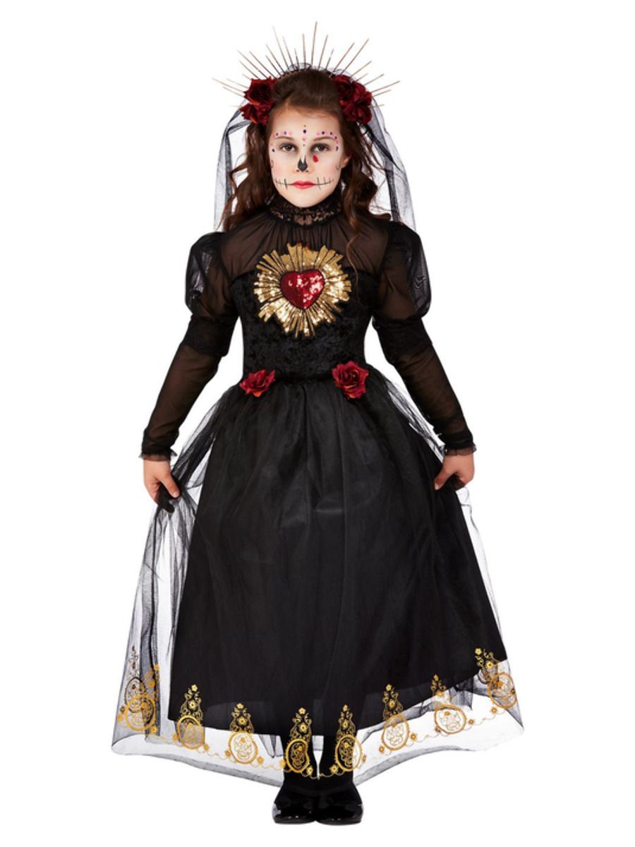 DOTD Sacred Heart Bride Halloween Costume, Black