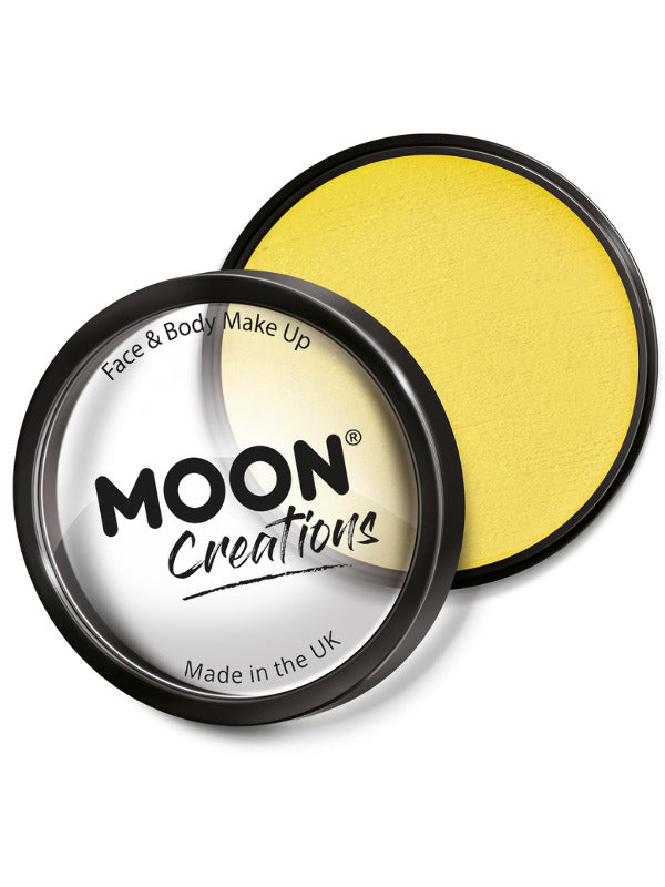 Moon Creations Pro Face Paint Cake Pot, Yellow