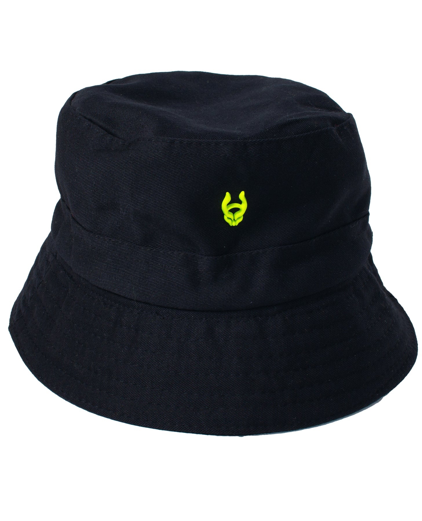 Black Bucket Hat - Mini Metal Logo