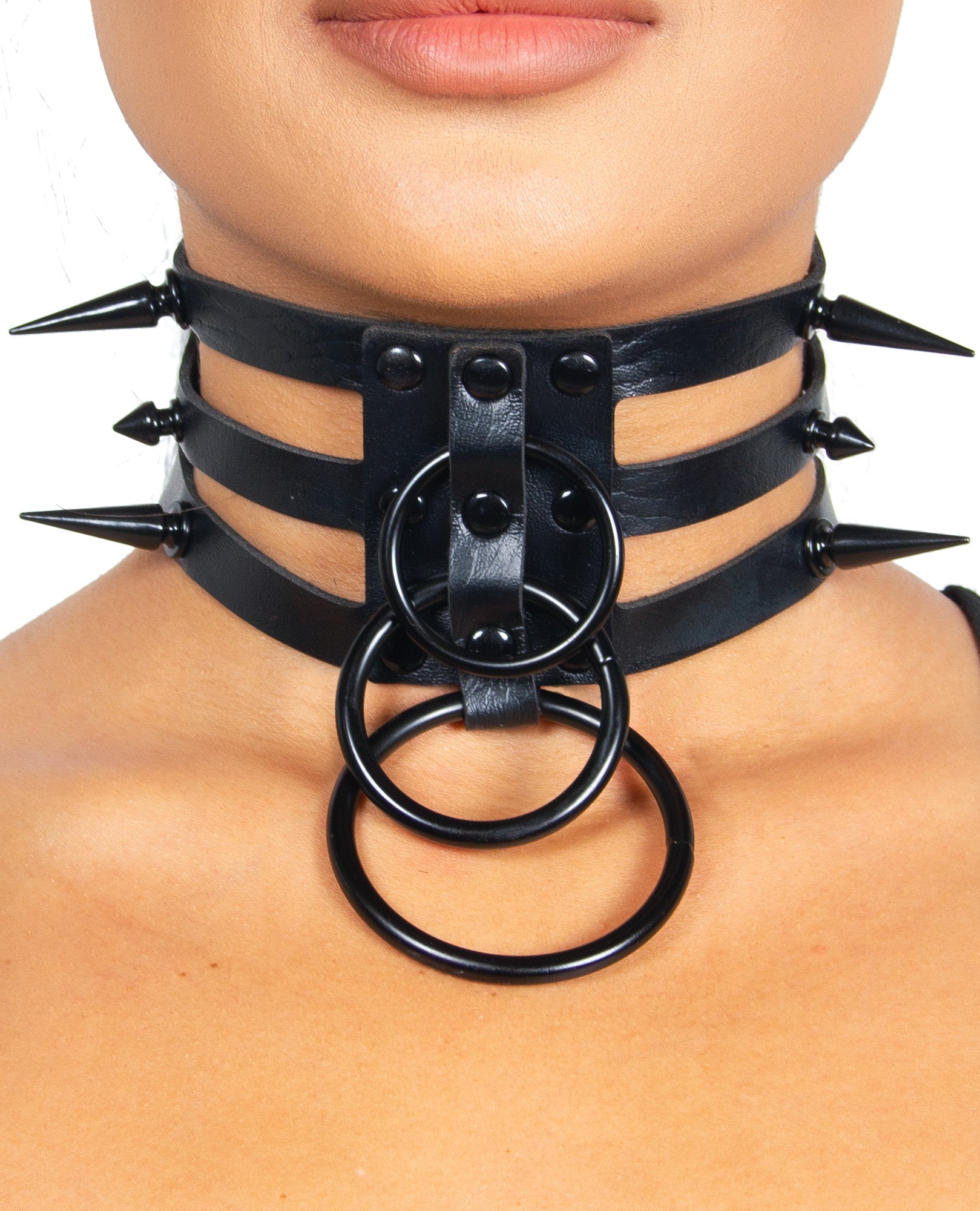 Cage Spiked Collar