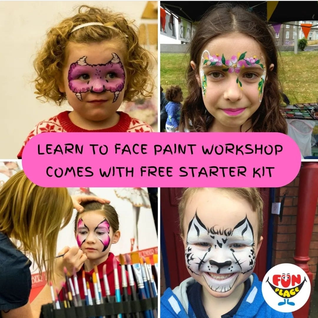 Face Painting for Beginners Workshop includes free kit!