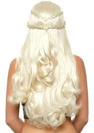 Blonde Braided Long Wavy Wig