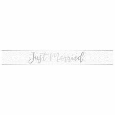 Just Married Foil Banner