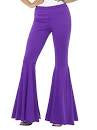 Purple Flared Trousers M/L