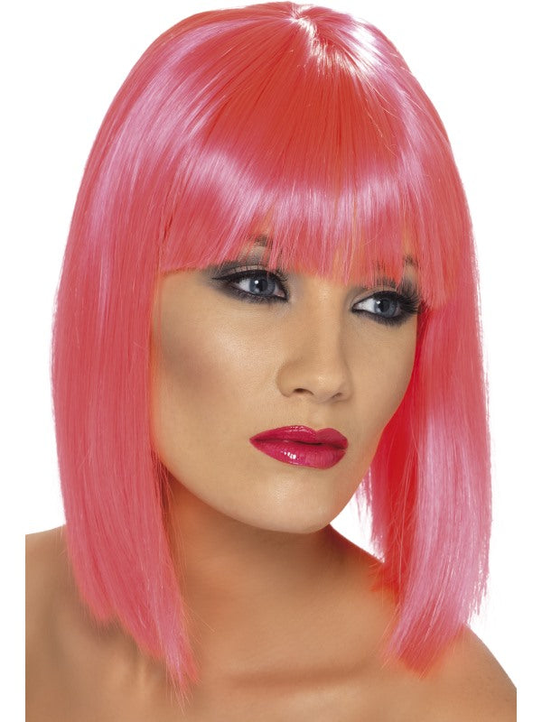 Glam Wig Neon Pink