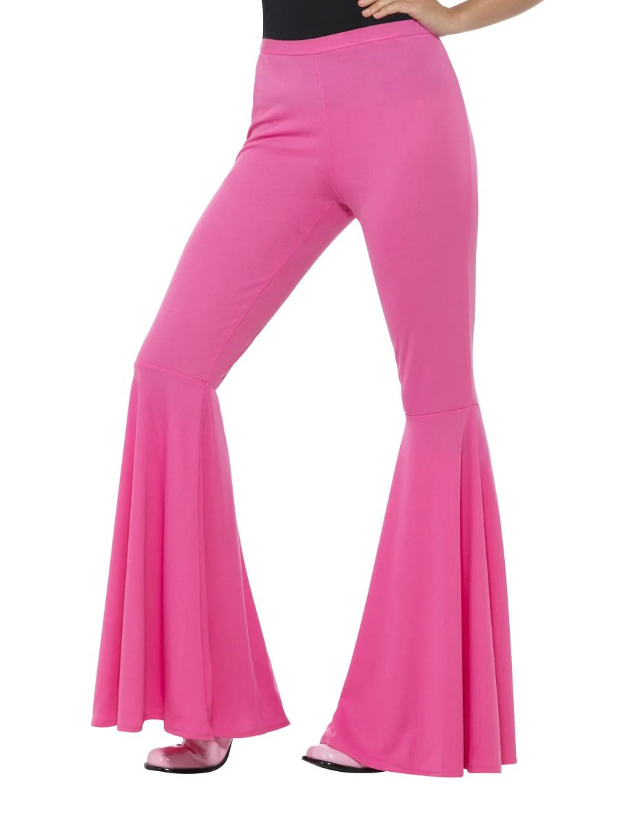 Pink Flared Trousers L