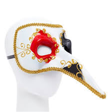 Venetian Naso Masks 4 Asst