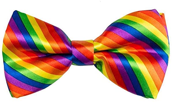 Rainbow Bow tie