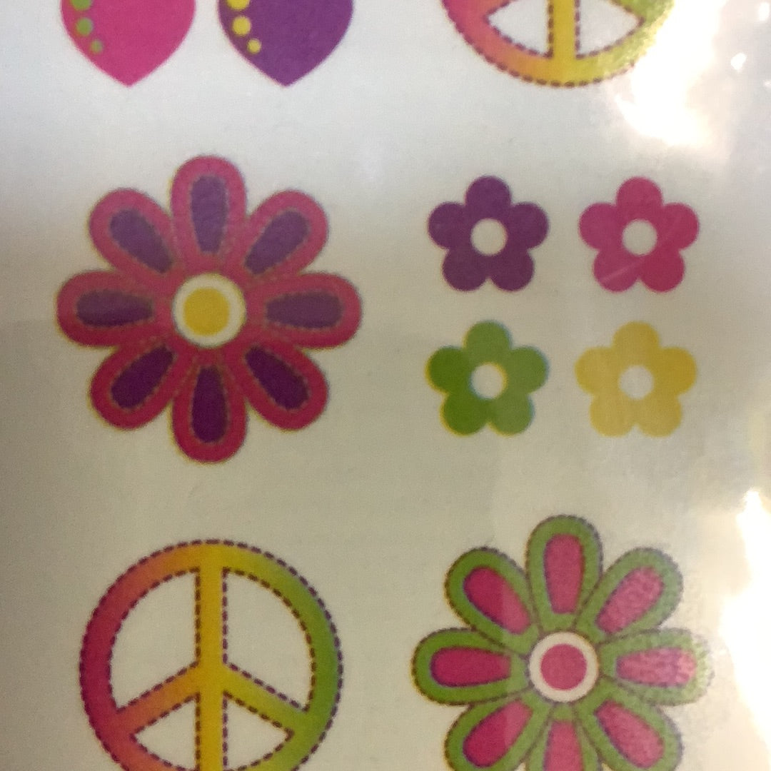 Hippie Transfer Tattoos