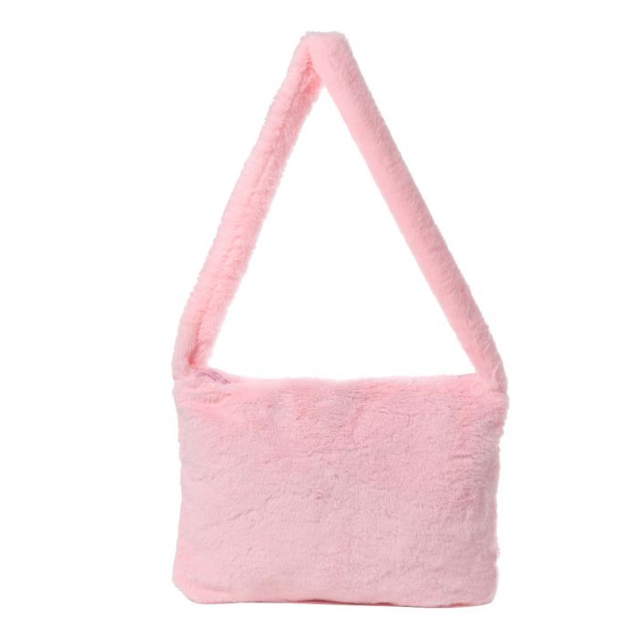 Fluffy Pink Shoulder Bag