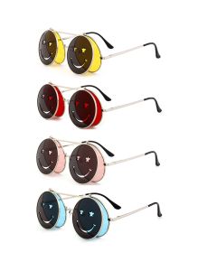 Smiley Face Flip Up Glasses