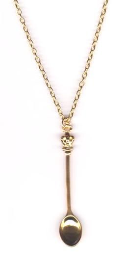 Gold Spoon on Chain